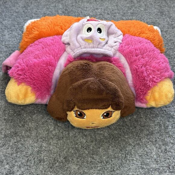 Pet Pillow Pee-Wees, Nickelodeon Dora the Explorer, 11" W/ Backpack Retro (2011) - Picture 2 of 8